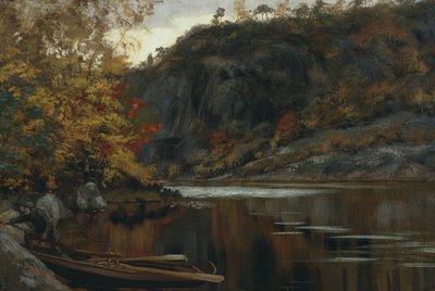 Holskaukilen landschap door Olaf Isaachsen