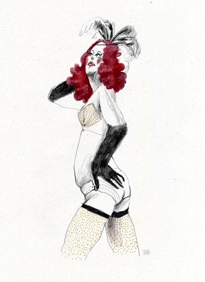 Burlesque door Olga Skomorokhova