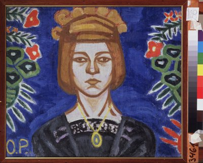 Zelfportret door Olga Wladimirowna  Rosanowa