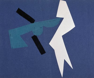 Universele Oorlog: Collagewerk door Olga Rosanova, januari 1916 door Olga Wladimirowna  Rosanowa
