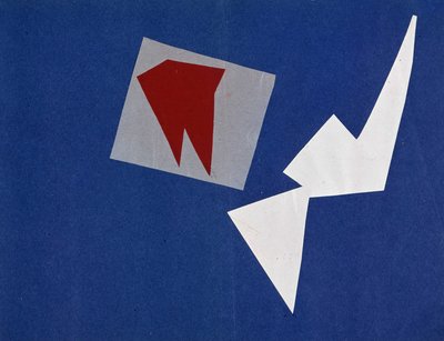Universele Oorlog: Collagewerk door Olga Rosanova, januari 1916 door Olga Wladimirowna  Rosanowa