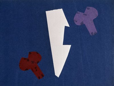 Universele Oorlog: Collagewerk door Olga Rosanova, januari 1916 door Olga Wladimirowna  Rosanowa