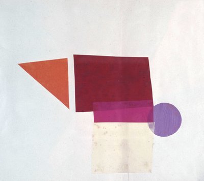 Universele Oorlog: Collagewerk door Olga Rosanova, januari 1916 door Olga Wladimirowna  Rosanowa
