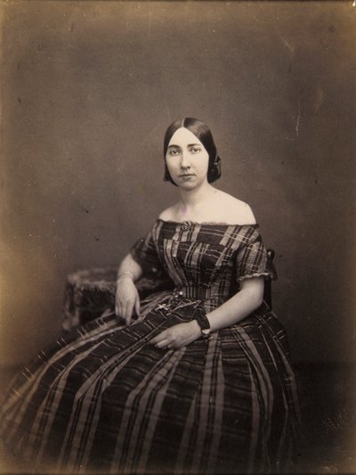 Portret van een jonge vrouw door Oliver H. Willard