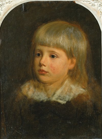 Charles Downing Lay, Portret van de zoon van de kunstenaar, ca. 1881-1883 door Oliver Ingraham Lay