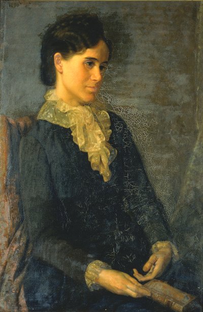 Hester Marian Wait Lay, Portret van de Vrouw van de Kunstenaar, 1880 door Oliver Ingraham Lay