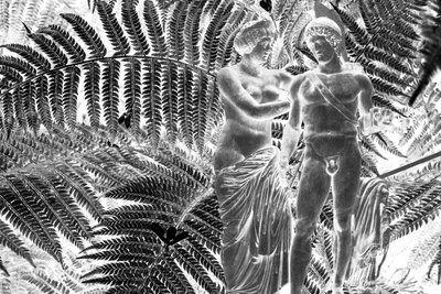 Statue di 2019 (digitale gemengde techniek) door Olivia Gozzano