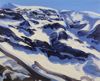 Leukerbad 31, 2014 (acryl op doek) door Olivier Morel