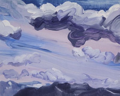 Leukerbad 3, 2012 (acryl op doek) door Olivier Morel