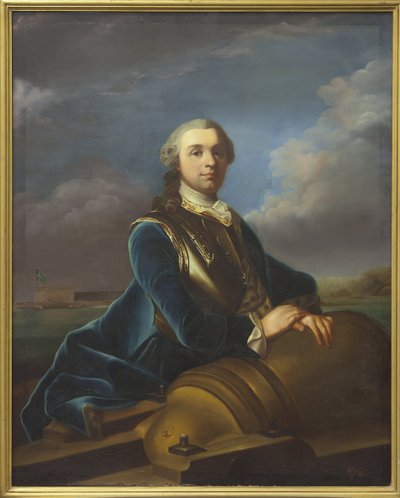 Portret van Augustin Ehrensvaerd door Olof Arenius