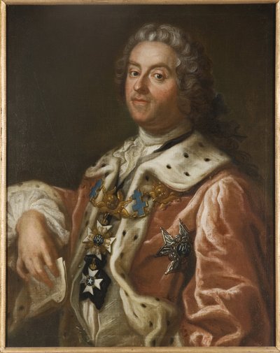 Portret van Carl Gustaf Tessin door Olof Arenius