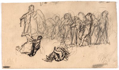 Figurenstudie door Oluf Hartmann