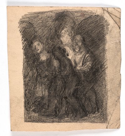 Schets voor "Diogenes" door Oluf Hartmann