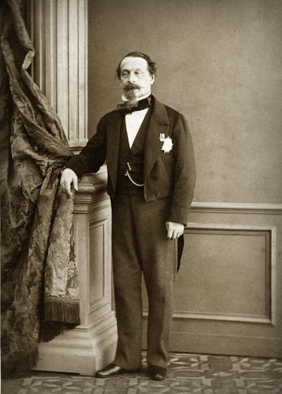Napoleon III door Olympe Aguado de las Marismas (1827-1894) door Olympe Aguado