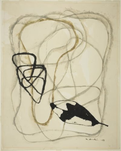 Gedicht nr. 22: Bladeren en wolken door Onchi Kôshirô