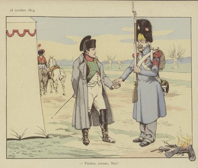 Pardon, meneer!, 18 oktober 1813 door Onfray de Breville Job