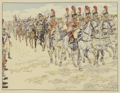 Het Franse leger betreedt Berlijn, 27 oktober 1806 door Onfray de Breville Job