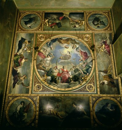Kunst en Wetenschappen, 1636 door Orazio Gentileschi