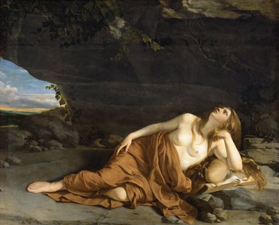 Berouwvolle Maria Magdalena door Orazio Gentileschi
