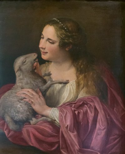 Sint Agnes door Orazio Gentileschi
