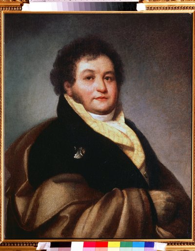 Portret van graaf Vassili Moussine-Pouchkine-Bruce (1773-1836) door Orest Adamovich Kiprensky