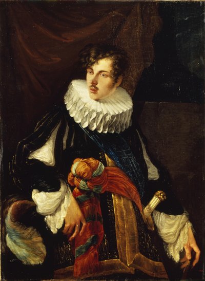 Portret van Graaf Vasily Alekseevich Perovsky 1794-1857 in Spaanse Kostuum van de 17e eeuw, 1809 door Orest Adamovich Kiprensky