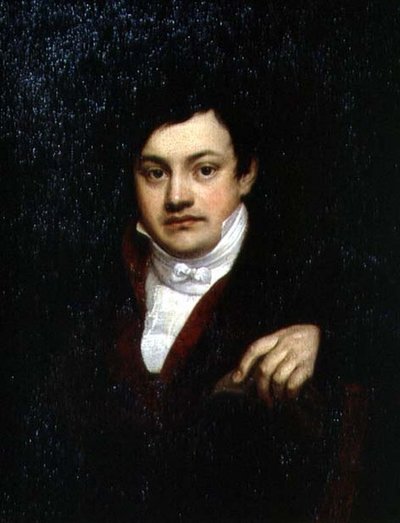 Portret van Ivan Vasilievich Kusov (1750-1819), 1808 door Orest Adamovich Kiprensky
