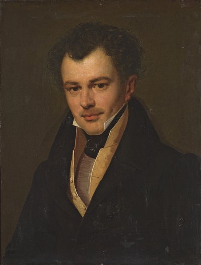 Portret van Mikhail Matveevich Cherkasov, ca. 1827 door Orest Adamovich Kiprensky