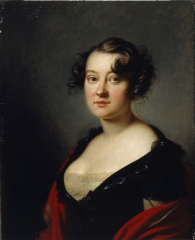 Portret van Prinses Yelena Mikhaylovna Galitzine 1776-1856, 1815 door Orest Adamovich Kiprensky