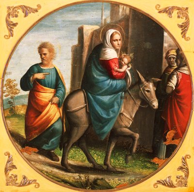 Terugkeer uit de vlucht naar Egypte door Ortolano (c.1488 c.1525)