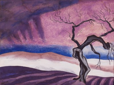 Dood door Oscar Bluemner