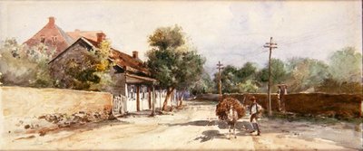 Santa Fe door Oscar Edward Berninghaus