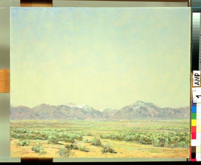 Taos Vallei door Oscar Edward Berninghaus