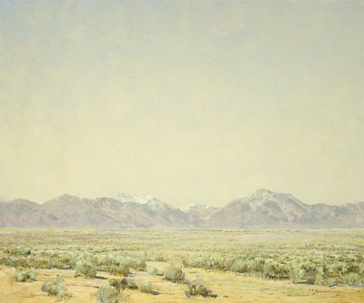 Taos Vallei door Oscar Edward Berninghaus