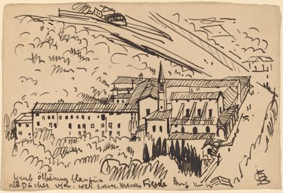 Fiesole, Klooster van S. Domenico door Oscar F. Bluemner