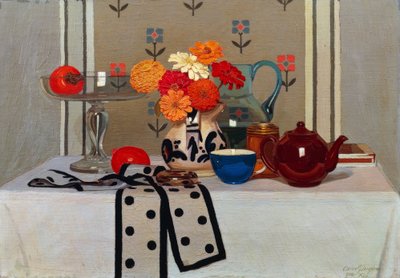 Beladen tafel door Oscar Ghiglia