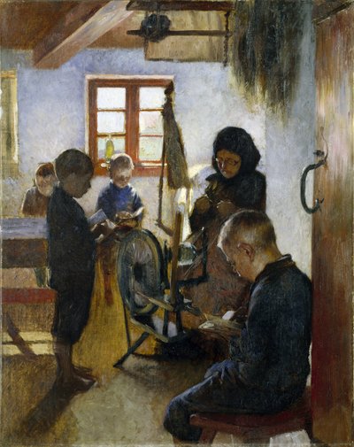 In de dorpsschool door Oscar Gustaf Bjorck