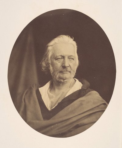 Studie van een hoofd door Oscar Gustav Rejlander