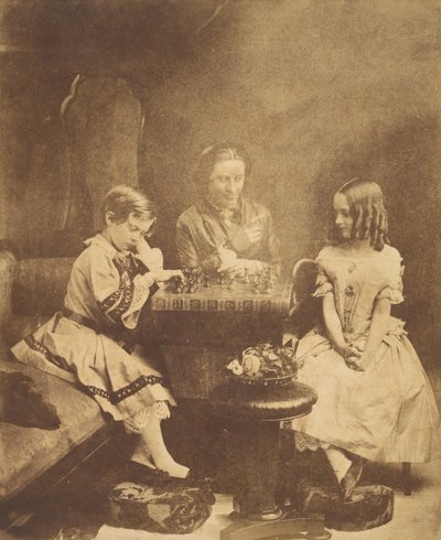De zet van de geleerde, 1855 door Oscar Gustav Rejlander
