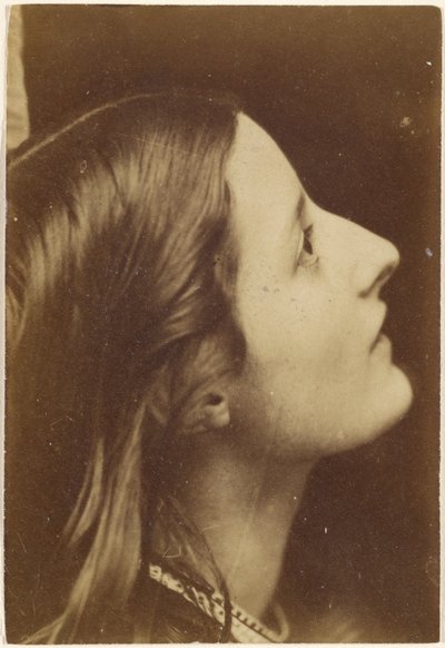 [Portret van een vrouw in profiel]. door Oscar Gustave Rejlander