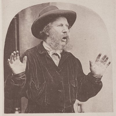 [Verraste Man] door Oscar Gustave Rejlander