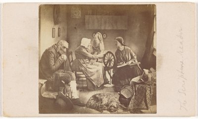 De Schriftlezer door Oscar Gustave Rejlander
