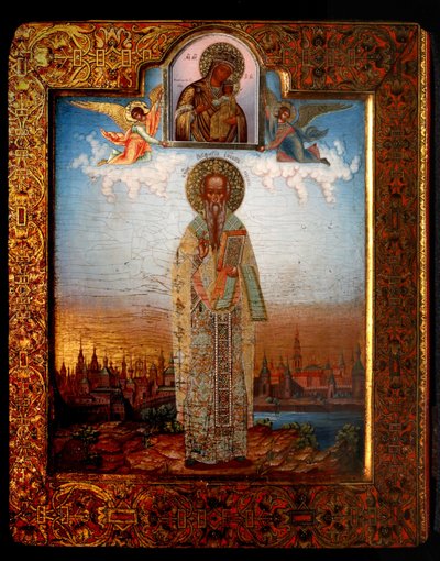 Sint Porphyrius van Gaza, eind 19e eeuw door Osip Semionovich Chirikov
