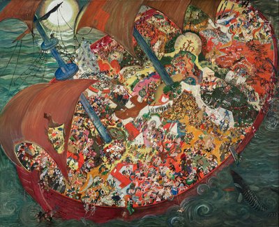 Het narrenschip door Oskar Laske