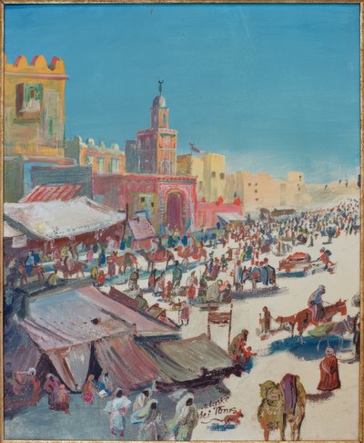 Tunis door Oskar Laske