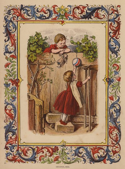 Kinderen spelen door Oskar Pletsch