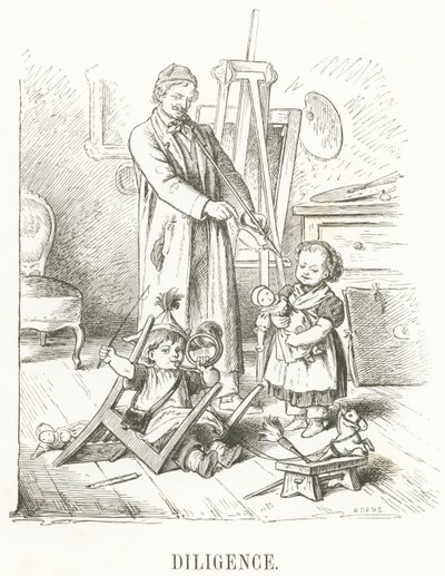 D: Diligentie door Oskar Pletsch