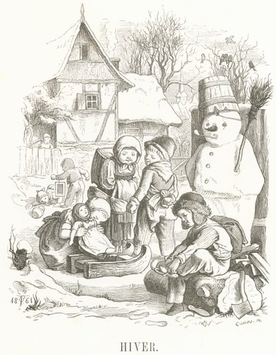 H: Winter door Oskar Pletsch