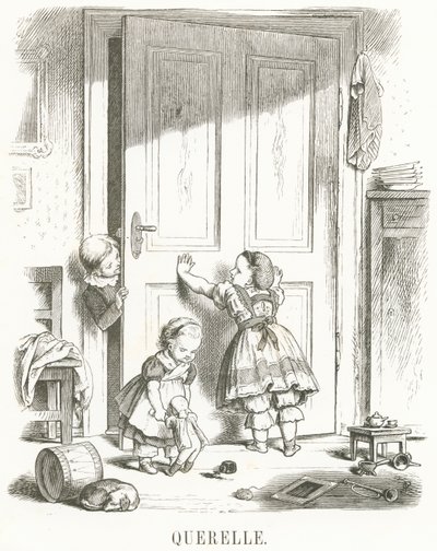 Q: Ruzie door Oskar Pletsch