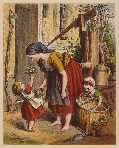 Zomerbloemen door Oskar Pletsch